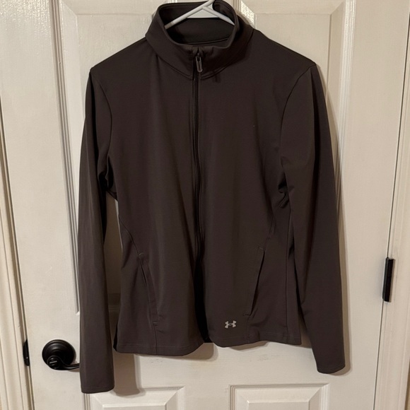Under Armour Women's Charcoal Utility Jacket With Pockets Inside and Out - Picture 1 of 6